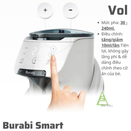 Máy pha sữa tự động Burabi Smart phiên bản không kết nối wifi - Hình ảnh 4