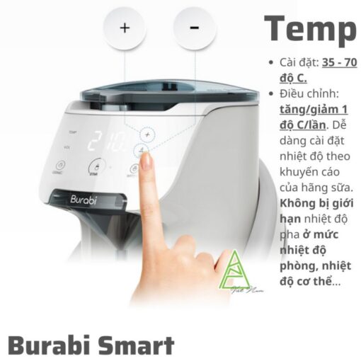 Máy pha sữa tự động Burabi Smart phiên bản không kết nối wifi - Hình ảnh 5